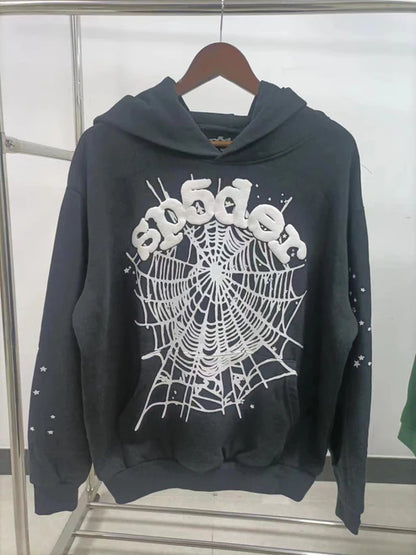 Black & White Spider Hoodie