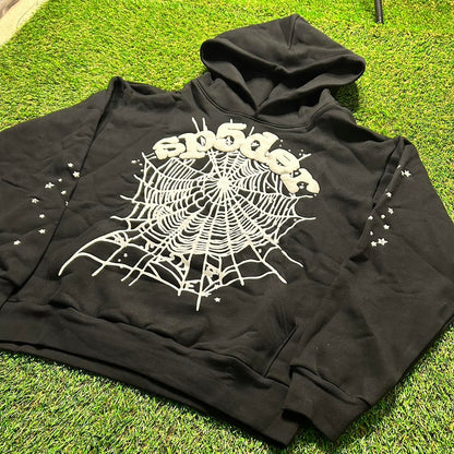 Black & White Spider Hoodie