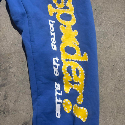 Blue Sp5der Pants
